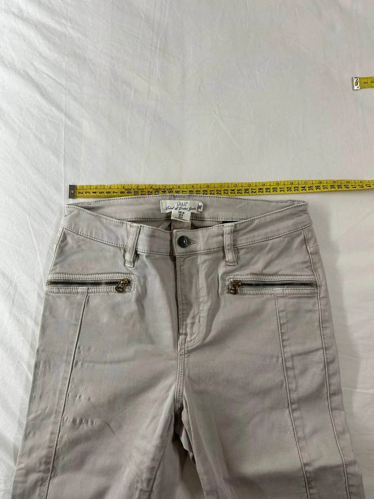 Beige witte skinny jeans h&m – photo 5